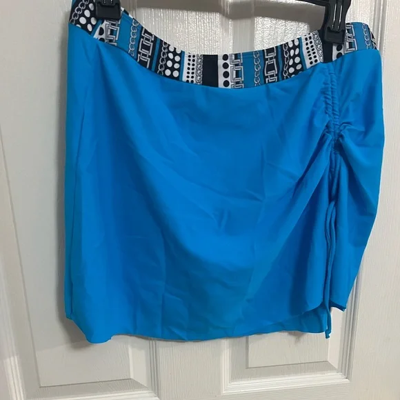 Ethnic Style Women's Bikini Three-piece Swimsuit NEW sz large  Blue - Picture 7 of 7